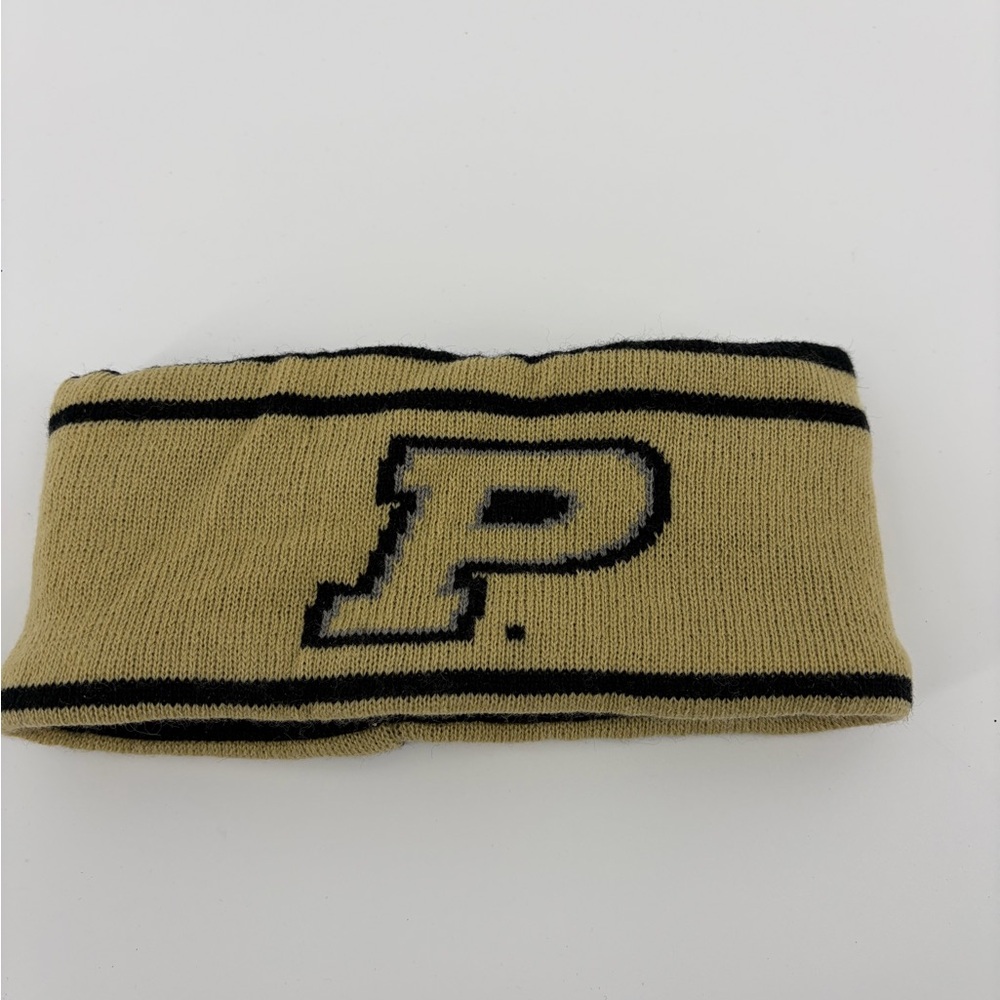 Purdue University Headband Reversible Knit 8 Pre-Owned Good Condition